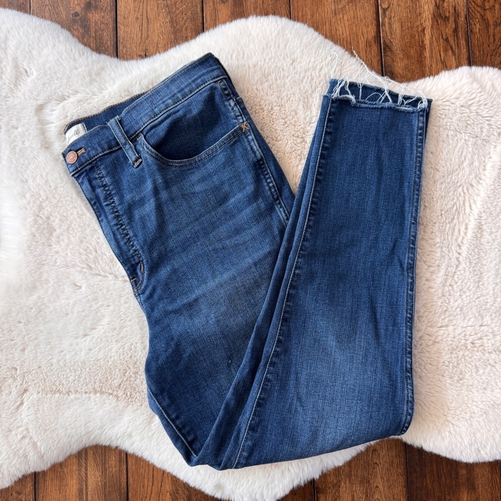 Madewell 10 Inch Roadtripper Medium Wash Blue Skinny Jeans Womens Size 32